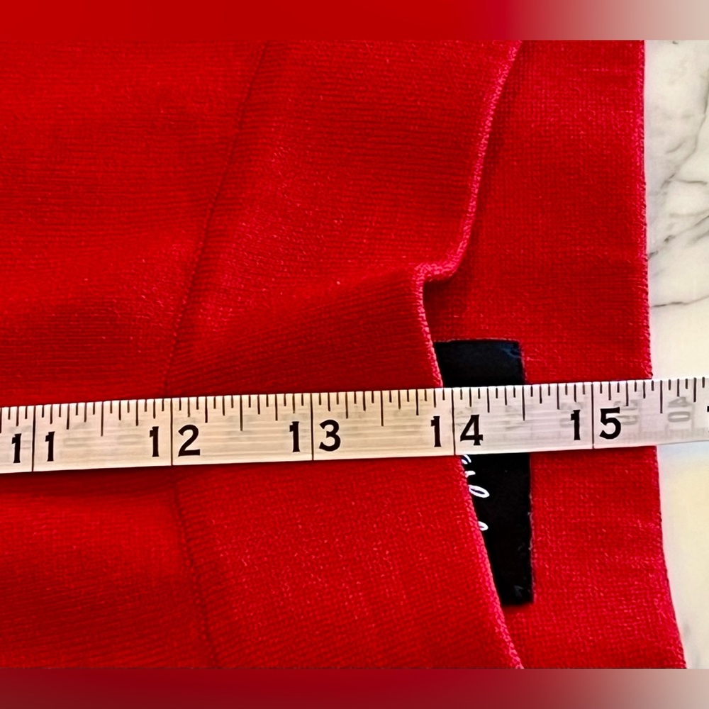 Rare EUC MARLED x OLIVIA CULPO Fashion Track Pants Size L In On Trend Red/ - Picture 11 of 14